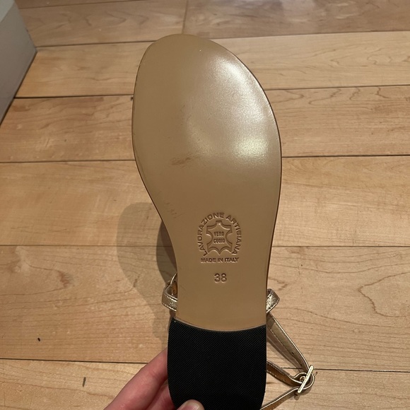 Italian Rhinestone Sparkly Snake Strappy Sandals - Picture 3 of 3